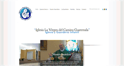 Desktop Screenshot of lavirgendelcamino.org.gt